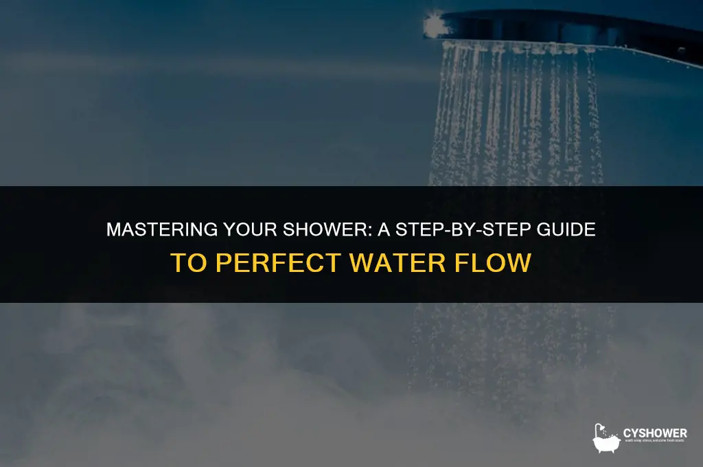 how to make the shower work