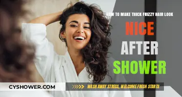 Taming Thick Frizzy Hair: Post-Shower Styling Tips for Smooth, Shiny Locks