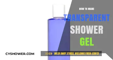 Crafting Clarity: A Simple Guide to Homemade Transparent Shower Gel