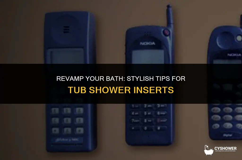 how to make tub shower inserts look better