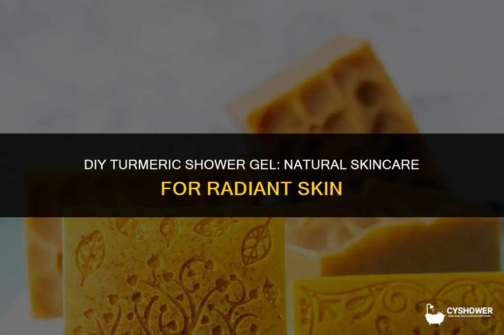 how to make turmeric shower gel