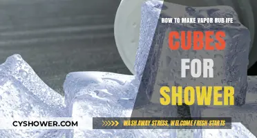 Revitalize Your Shower: Homemade Vapor Rub Ice Cubes for a Spa-Like Experience