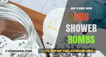 DIY Vapor Rub Shower Bombs: A Refreshing Spa Experience at Home