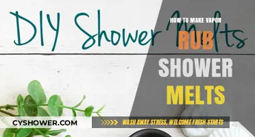 DIY Vapor Rub Shower Melts: A Soothing, Aromatic Experience