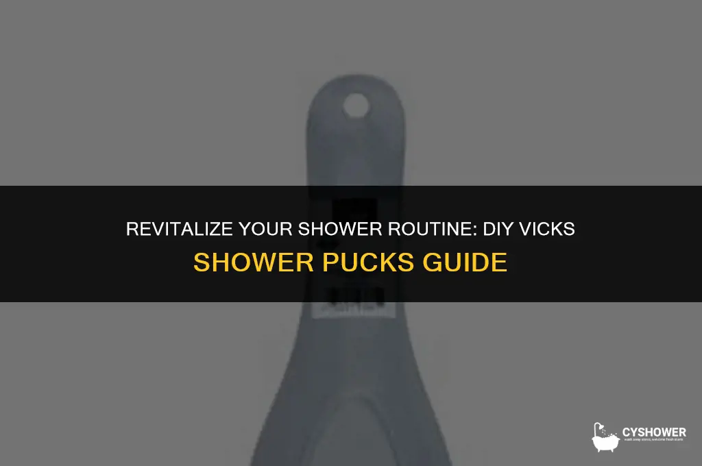 how to make vicks shower pucks