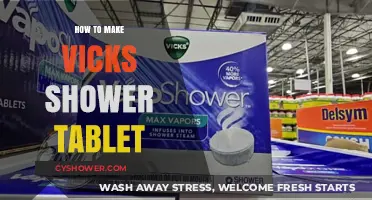 Revitalize Your Shower: DIY Vicks Shower Tablets for a Spa-Like Experience