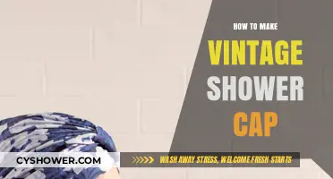 Retro Revival: Crafting Your Own Vintage Shower Cap