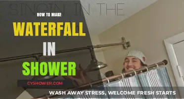 Creating a Serene Waterfall Effect in Your Shower Space