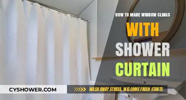 DIY Window Clings: Transform Shower Curtains into Creative Decor