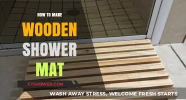 Crafting a Stylish and Functional Wooden Shower Mat: A DIY Guide