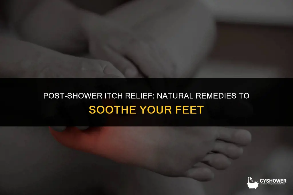 how to make your feet stop itching after a shower