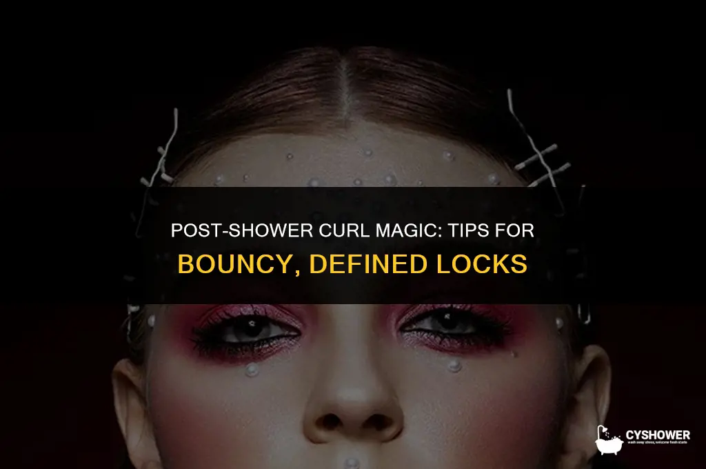 how to make your hair curlier after a shower