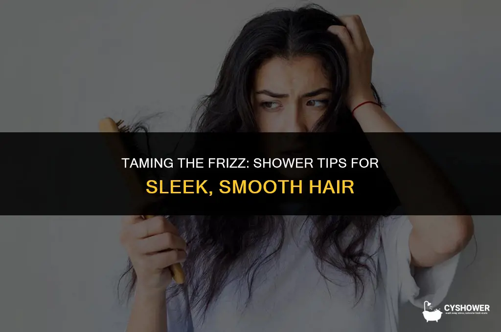 how to make your hair less frizzy in the shower