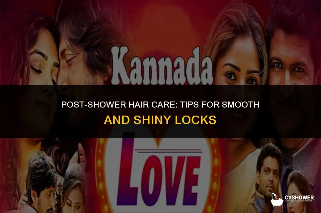 how to make your hair smooth after a shower