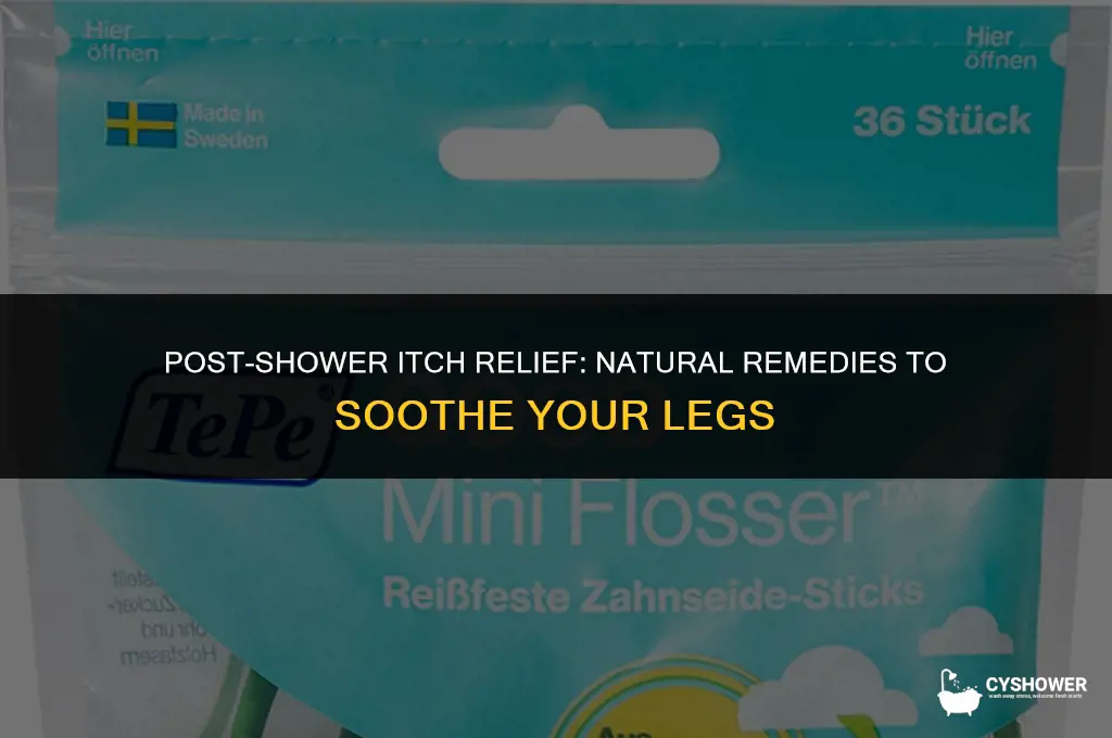 how to make your legs stop itching after a shower