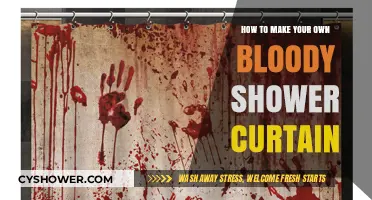 DIY Bloody Shower Curtain: Crafting Horror for Your Bathroom