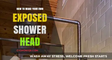 DIY Exposed Shower Head: Craft Your Own Stylish Bathroom Upgrade