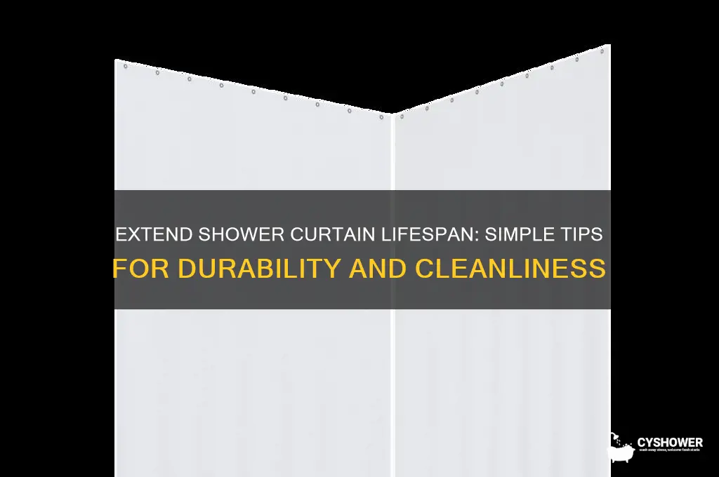 how to make your shower curtains last longer