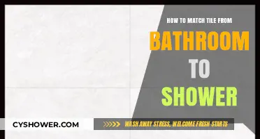 Seamless Bathroom Design: Matching Tile from Floor to Shower Walls