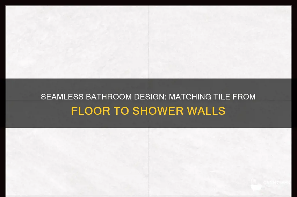 how to match tile from bathroom to shower