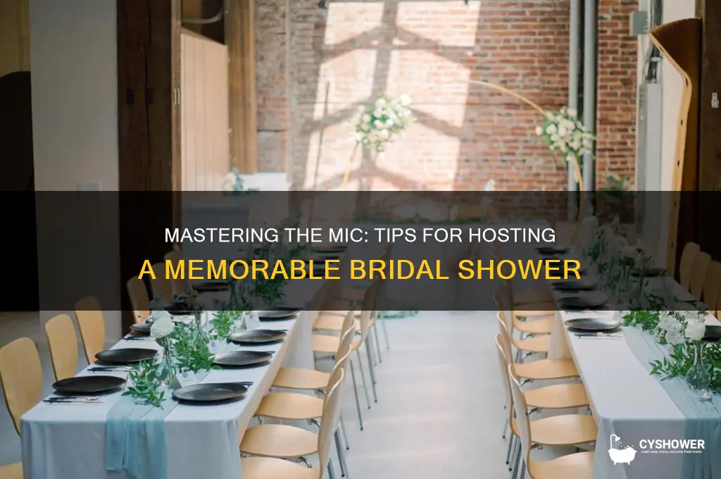 how to mc a bridal shower