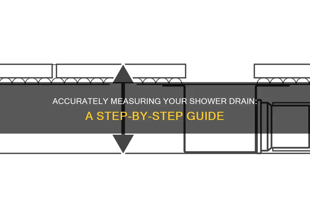 how to measure a shower drain