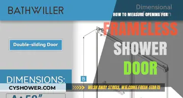 Accurate Measurement Guide for Frameless Shower Door Openings