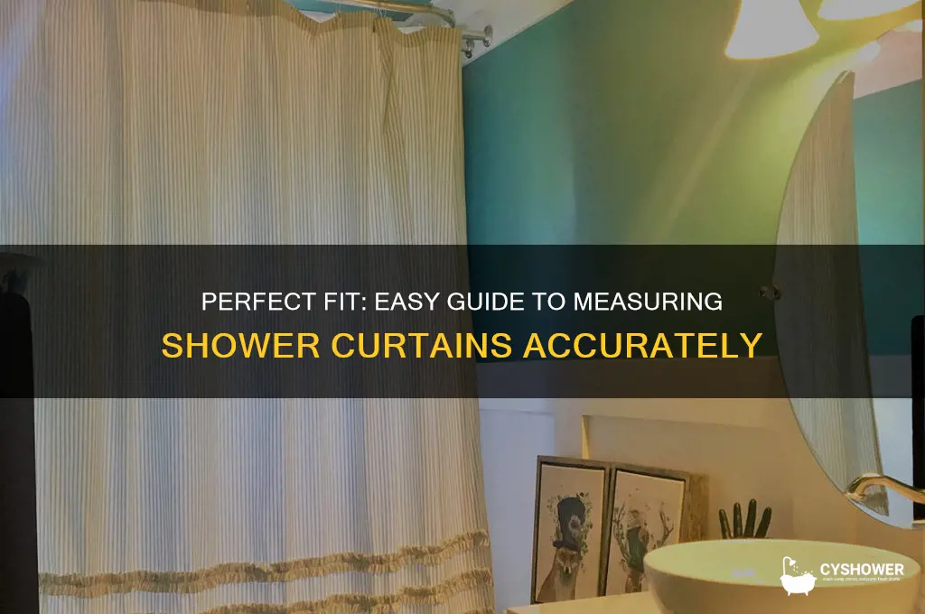 how to measure shower curtains