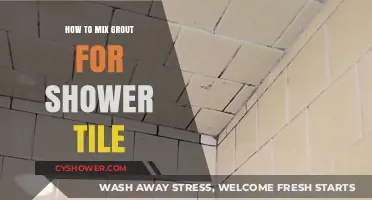 Mastering Grout Mixing: A Step-by-Step Guide for Shower Tile Installation
