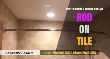 Mounting Shower Curtain Rods on Tile: A Step-by-Step Guide