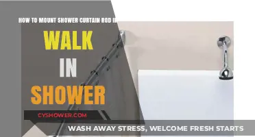 Easy Steps to Mounting a Shower Curtain Rod in Walk-In Showers