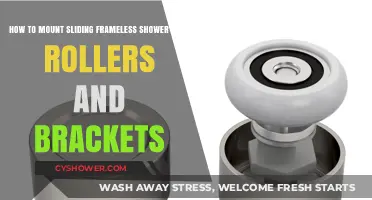 Mounting Sliding Frameless Shower Door Rollers and Brackets: A Step-by-Step Guide