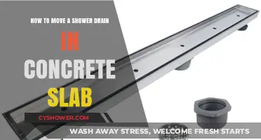 Relocating Shower Drain in Concrete Slab: A Step-by-Step Guide