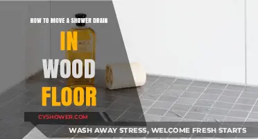 Relocating Your Shower Drain in a Wood Floor: A Step-by-Step Guide