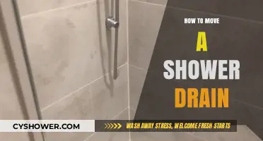 Relocating Your Shower Drain: A Step-by-Step DIY Guide