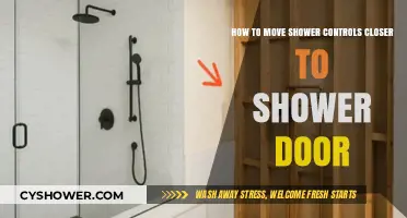 Easy Shower Control Relocation: Move Fixtures Near Door for Convenience