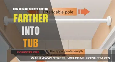 Simple Shower Curtain Adjustment: Keep Water Inside the Tub Easily