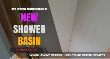 Relocating Your Shower Drain: A Step-by-Step Guide for New Basins