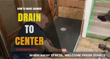 Center Your Shower Drain: A Step-by-Step Relocation Guide