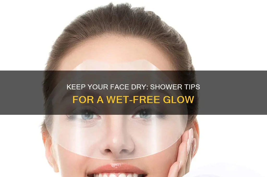 how to not get face wet in shower