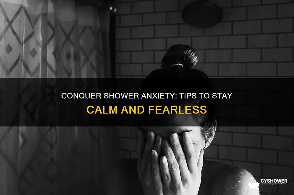 how to not get scared in the shower