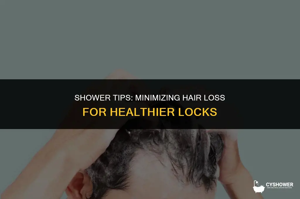 how to not lose so much hair in the shower