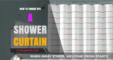 DIY Ombre Shower Curtain: Easy Steps to Dye and Transform Your Bathroom