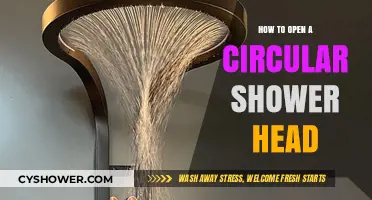 Easy Steps to Open and Clean Your Circular Shower Head