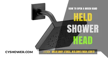 Easy Steps to Open and Clean Your Moen Handheld Shower Head