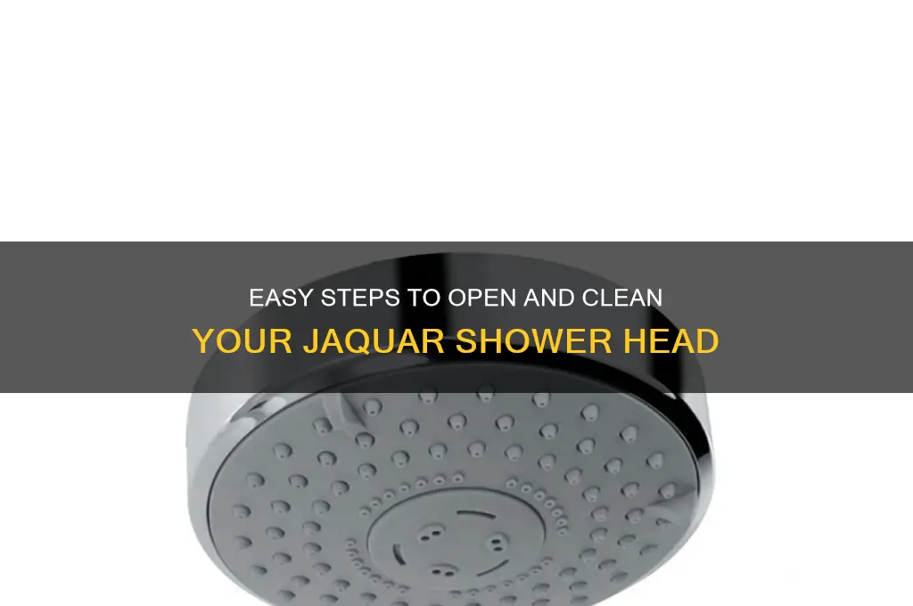 how to open jaquar shower head