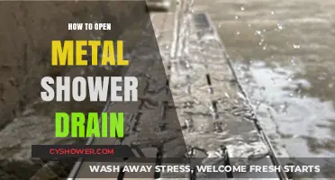 Easy Steps to Open a Stuck Metal Shower Drain Quickly