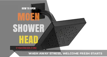 Easy Steps to Open and Clean Your Moen Shower Head