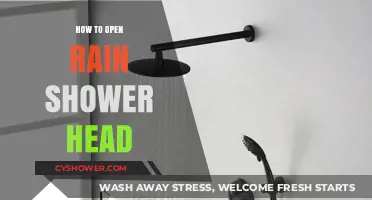 Easy Steps to Open and Clean Your Rain Shower Head