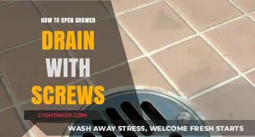 Easy Steps to Open a Screw-Secured Shower Drain Quickly